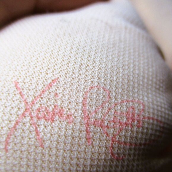 Vtg CPK Baby Doll With Green Eyes Blonde Tuft Bean Bag Butt Outfit 12" - Picture 6 of 9